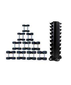 1-10KG Commercial Round Dumbbell Set