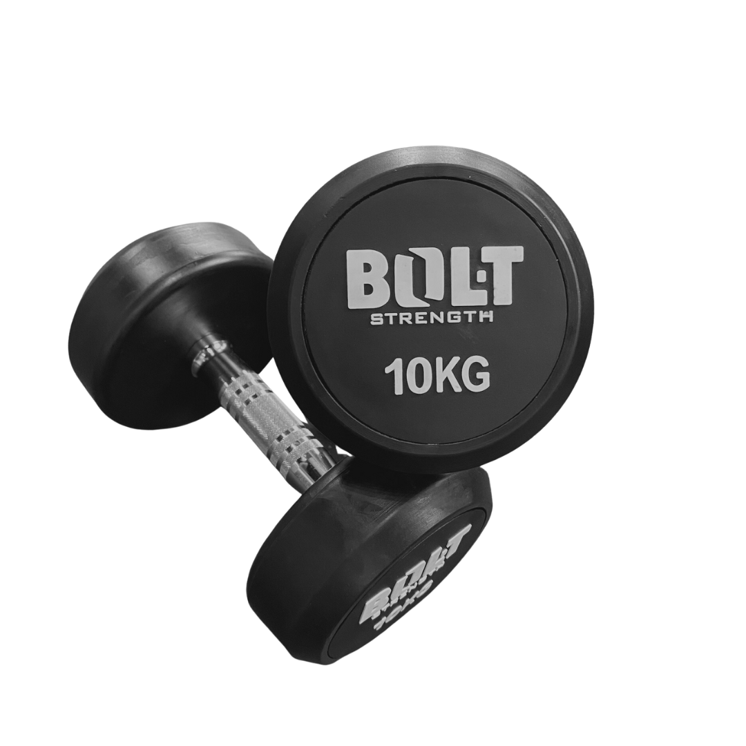 Bolt Strength Commercial Round Dumbbells (Pro) (Grey) - Image 7