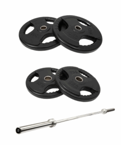 50kg Rubber Plate & Bar set