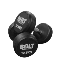 Alternative view of Bolt Strength Commercial Round Dumbbells (Pro) (Grey)