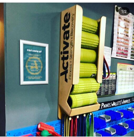 foam roller dispenser