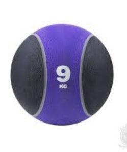 9KG Rubber Medicine Ball with Bounce