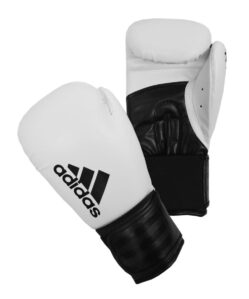 Adidas Hybrid 100 White Boxing Gloves White/Black