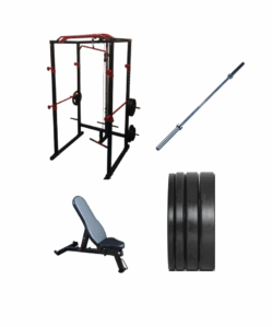Bolt Strength Power Rack Pack with Lat Pull Down