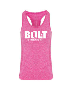 Bolt Strength Women's Pink Racer Back