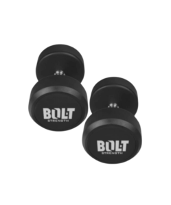 Bolt Strength Commercial Round Dumbbells (Pro) (Grey)