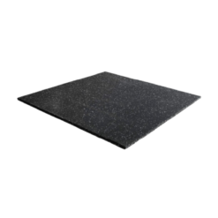 Rubber flooring with White Fleck 1M tile