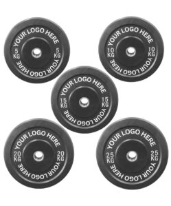Custom Black Bumper Plates