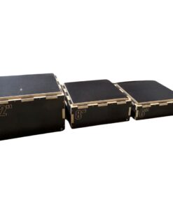 Alternative view of Custom Wooden Stackable Plyo Boxes (Without Logo)