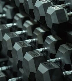 Alternative view of Hex Dumbbells (Various sizes)(Sold in Pairs)