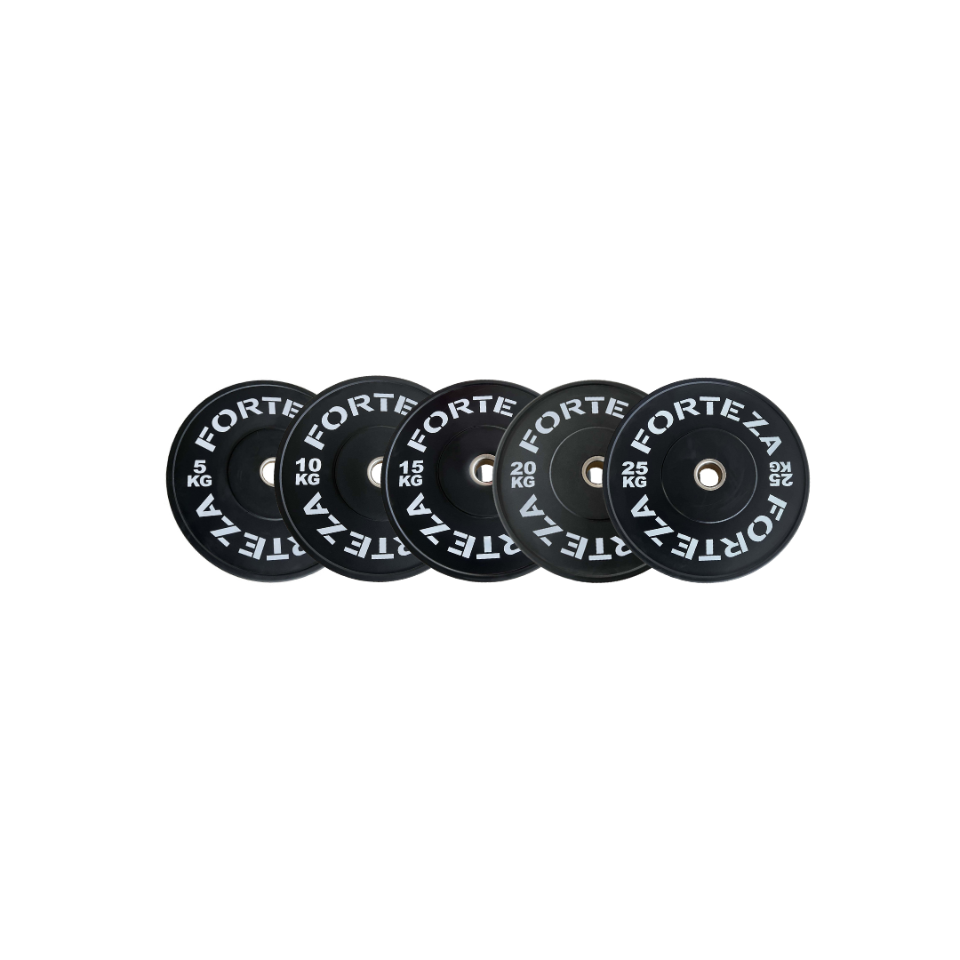 Forteza Black Bumper Plate Set (100kg/150kg)
