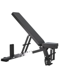 Alternative view of Full Commercial Adjustable Bench (Black/Silver)