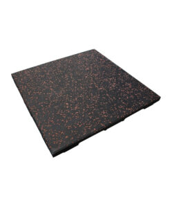 Easy Clean 20mm Black Flooring with Orange Fleck