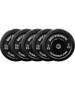 black bumper plates