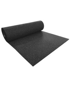 Rubber Flooring Roll Dark Grey Fleck