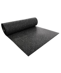 Rubber Flooring Roll White Fleck