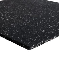 Rubber Flooring with white fleck