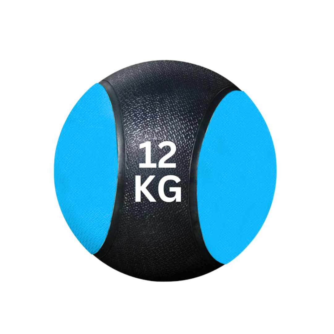 12KG Rubber Medicine Ball with Bounce