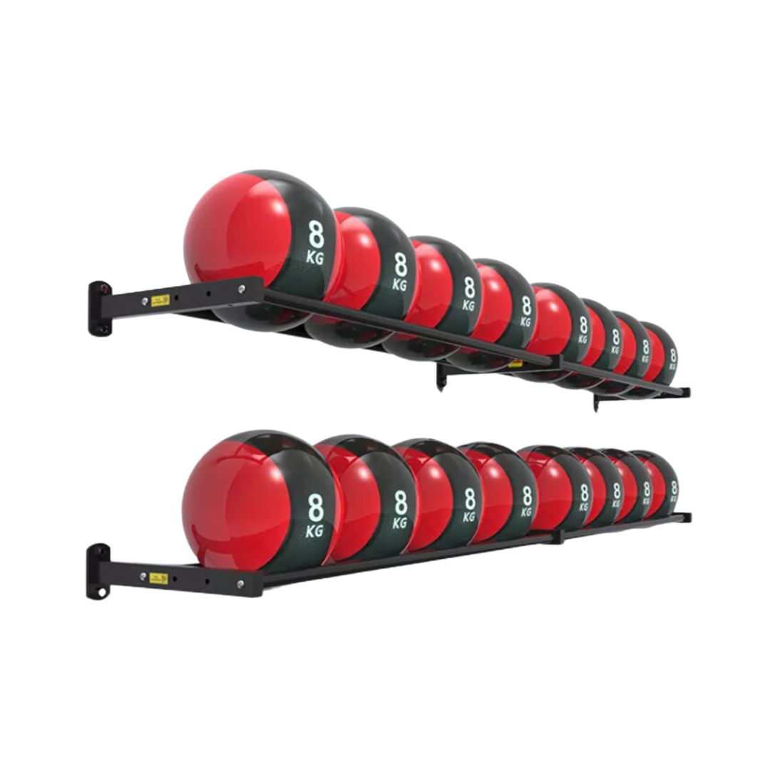 Wall Mounted Medicine Ball Rack - Fitness Equipment Ireland