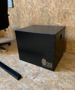 Custom Wooden Plyo Box with Logo
