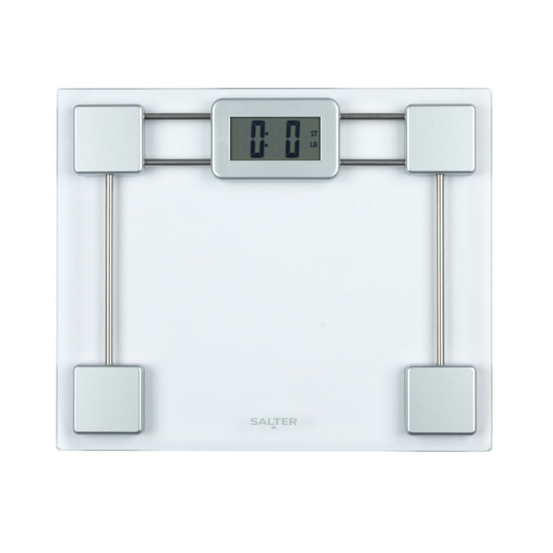 Toughened Glass Digital Bathroom Scale - Clear
