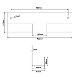 Bench and Rower Hanger Dimensions