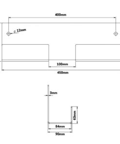 Bench and Rower Hanger Dimensions