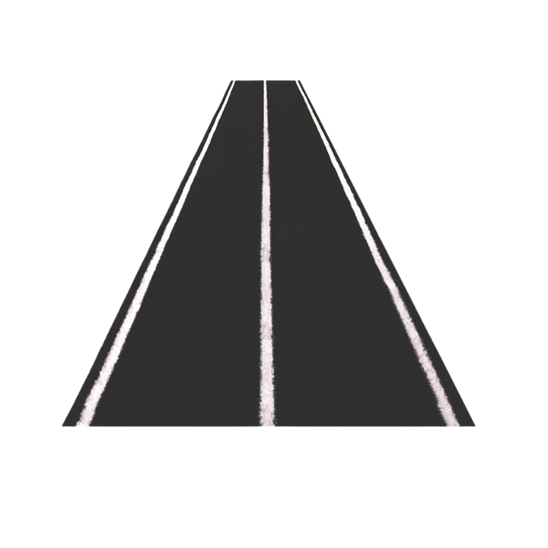 Bolt Strength Premium Turf | 2m x 12.5m x 16mm (Black With Lines)