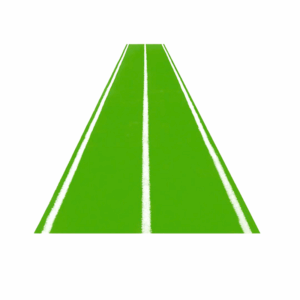 green Premium Turf with Lines