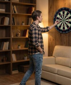 AccuPro Dartboard someone playing