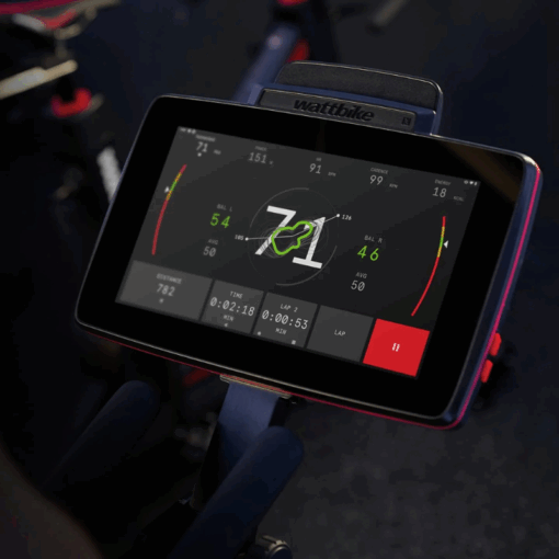 Close up view of WATTBIKE NUCLEUS MONITOR