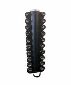 Alternative view of Forteza 1-10KG Commercial Round Dumbbell Set