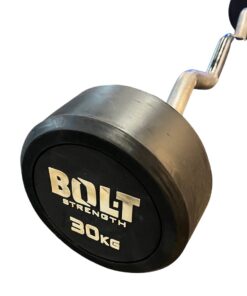 Alternative view of Showroom Model 30kg Bolt Strength EZ Curl Barbell