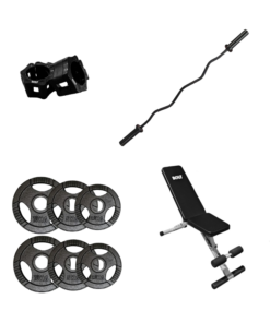 Bicep Bundle – EZ Bar Home Training Kit