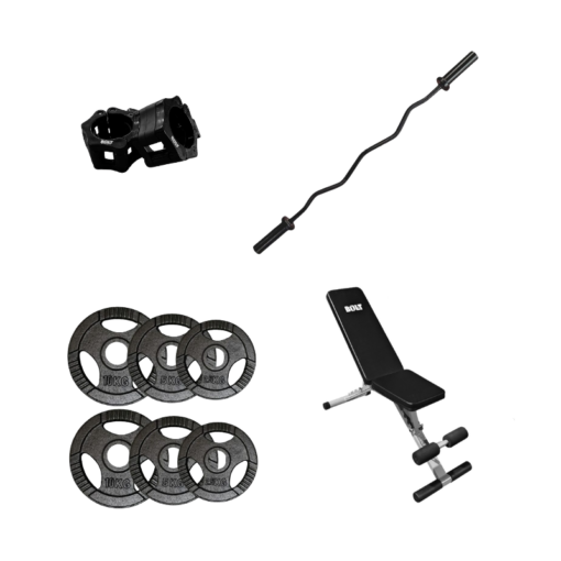 Bicep Bundle – EZ Bar Home Training Kit