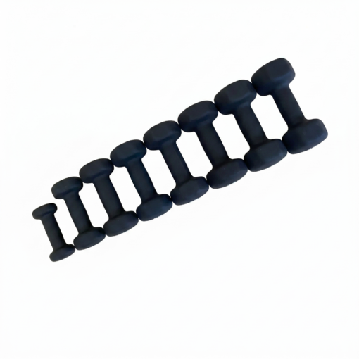 Black Matte Neoprene Dumbbells