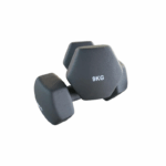 matte black neoprene dumbbells
