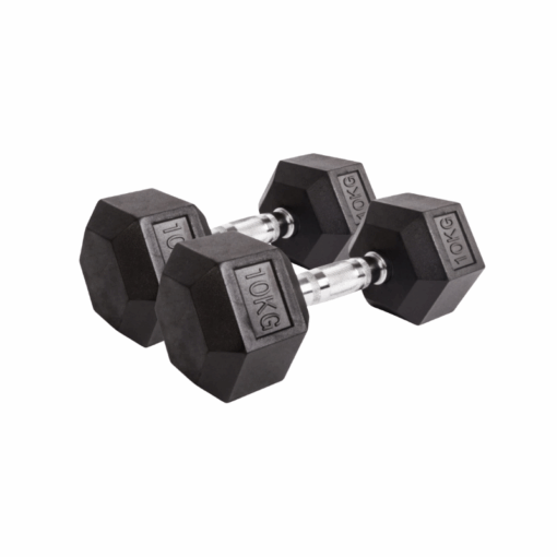 10KG HEX DUMBBELLS