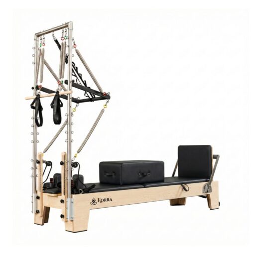 Pilates Reformer Tower Oak Black