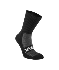 Atak Mid Leg Socks - Plain Black (1)