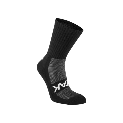 Atak Mid Leg Socks - Plain Black (1)