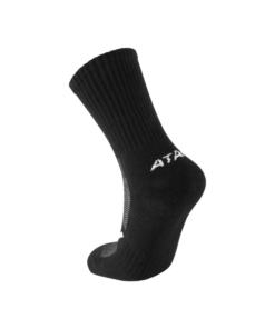 Atak Mid Leg Socks - Plain Black (2)