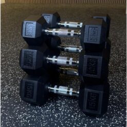 Hex Dumbbell Training Set (5kg, 10kg & 15kg)