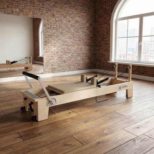Korra Studio Pilates Maple Reformer in a studio