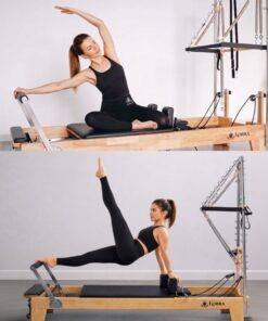 Korra Studio Pilates Oak Reformer with Tower