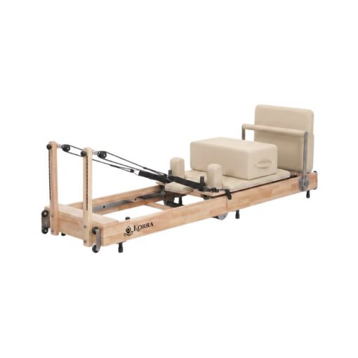 New Light Mocha Korra Folding Oak Pilates Reformer