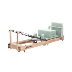 New Korra Folding Oak Pilates Reformer (AP-1521) – Sage Green Leather