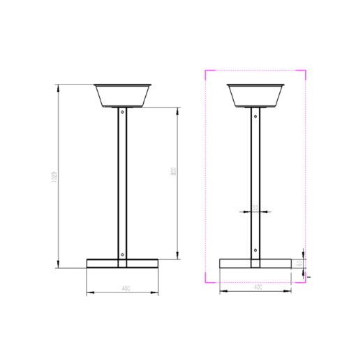 chalk bowl dimesions