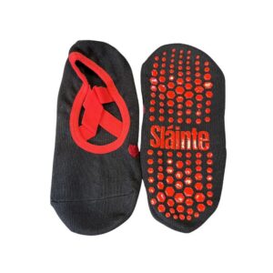 AP-2410 - Hearts On Pointe The Ballet Heart Pilates Grip Sock, from the Ballet on Pointe Pilates Grip Socks Collection
