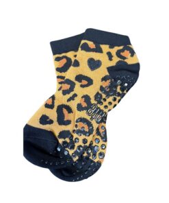 Alternative view of Sláinte Luxe Leopard Grip Socks